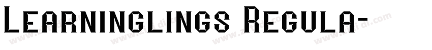 Learninglings Regula字体转换